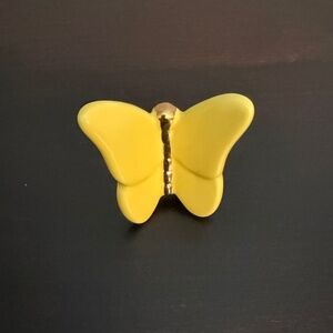 Nora Fleming Mini Yellow Butterfly A228 Limited Release